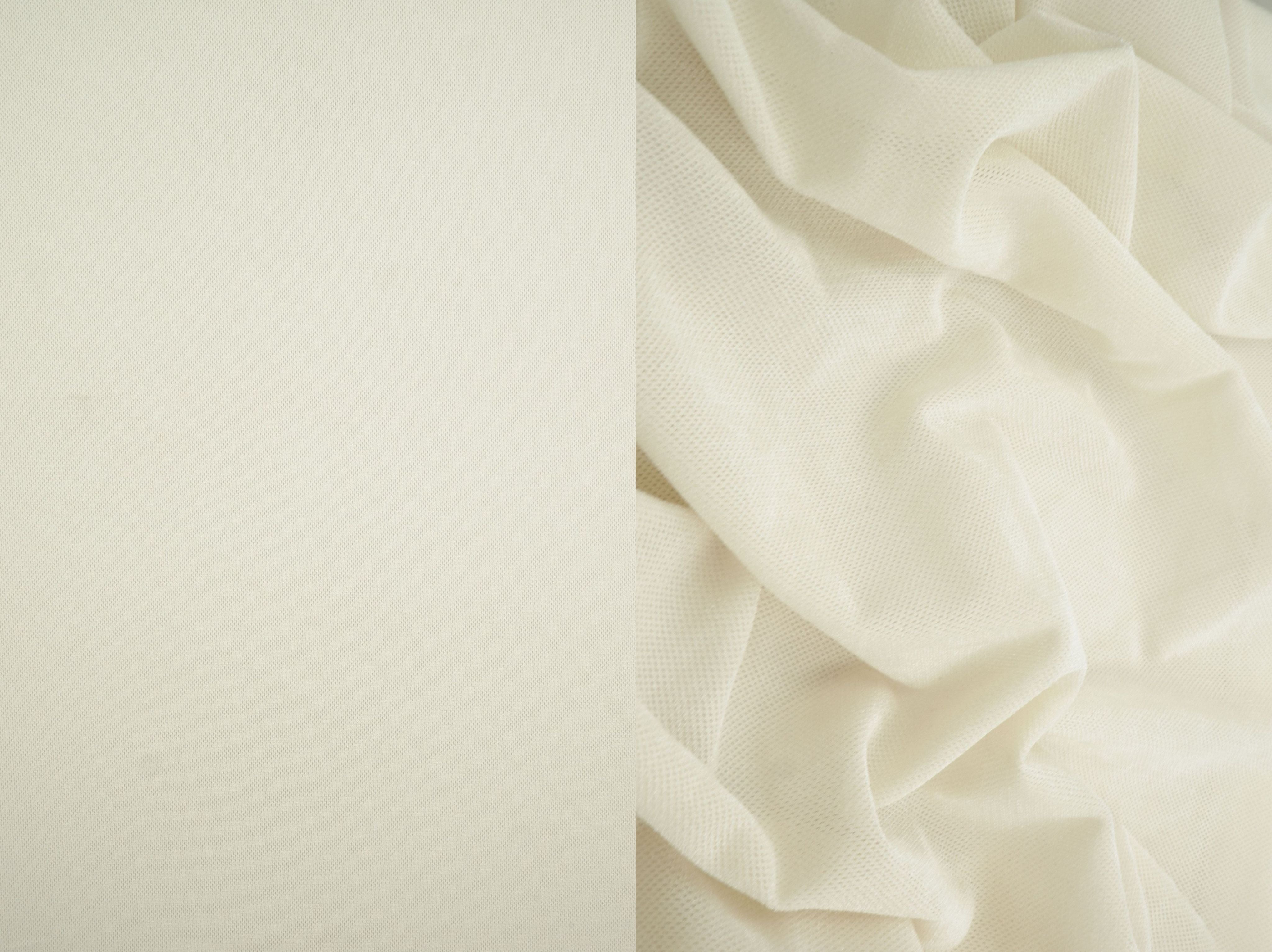 KNT4607 IVORY BLOUSE BOTTOMS CAMI DRESS GLAMORE JERSEY KNIT NO-PRINT PANTS POLYESTER SKIRTS SOLID SPANDEX STRETCH TOPS