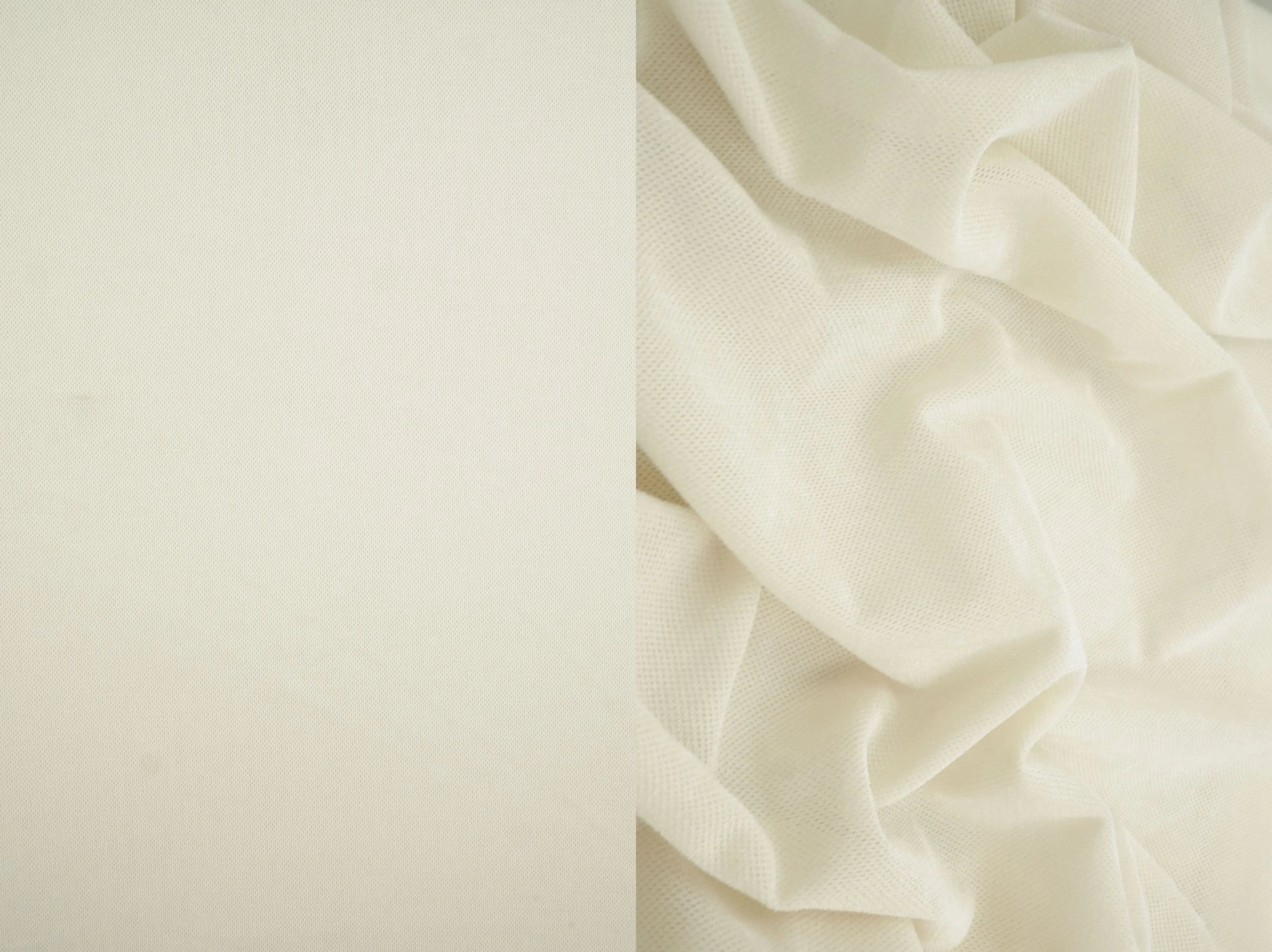 KNT4607 IVORY BLOUSE BOTTOMS CAMI DRESS GLAMORE JERSEY KNIT NO-PRINT PANTS POLYESTER SKIRTS SOLID SPANDEX STRETCH TOPS