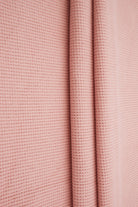 KNT4612 PINK LT. BOTTOMS KNIT NO-PRINT PANTS SKIRTS SOLID-B STRETCH SWEATER SWEATSHIRT TOPS TUNICS WAFFLE