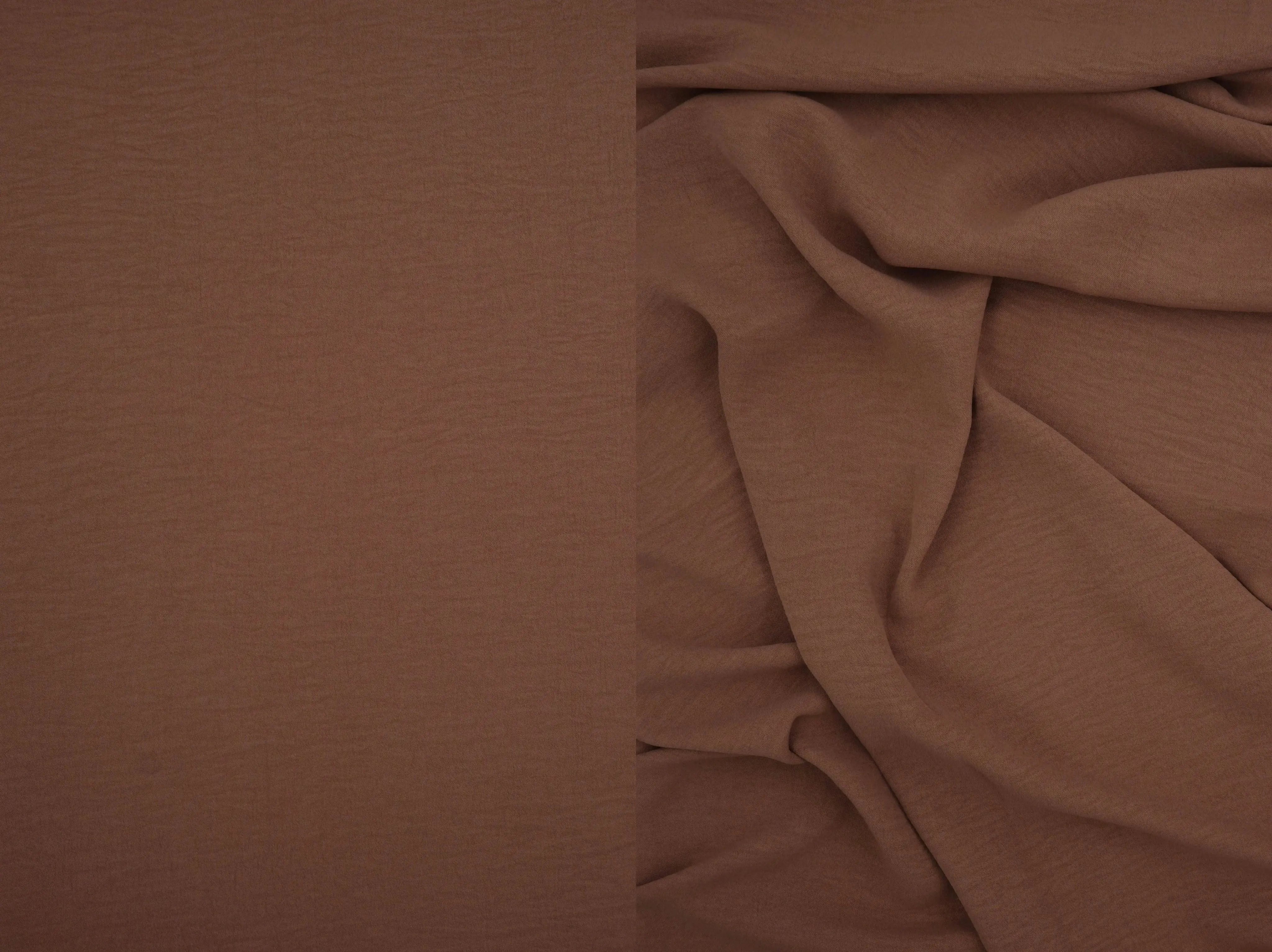 POP4178 BROWN COCO AIRFLOW BLOUSE BODYSUIT BOTTOMS BROWN CAMI CEY DRESS LOUNGEWEAR NO-PRINT PANTS POLYESTER SKIRTS SOLID SUBLIMATION TOPS WOVEN