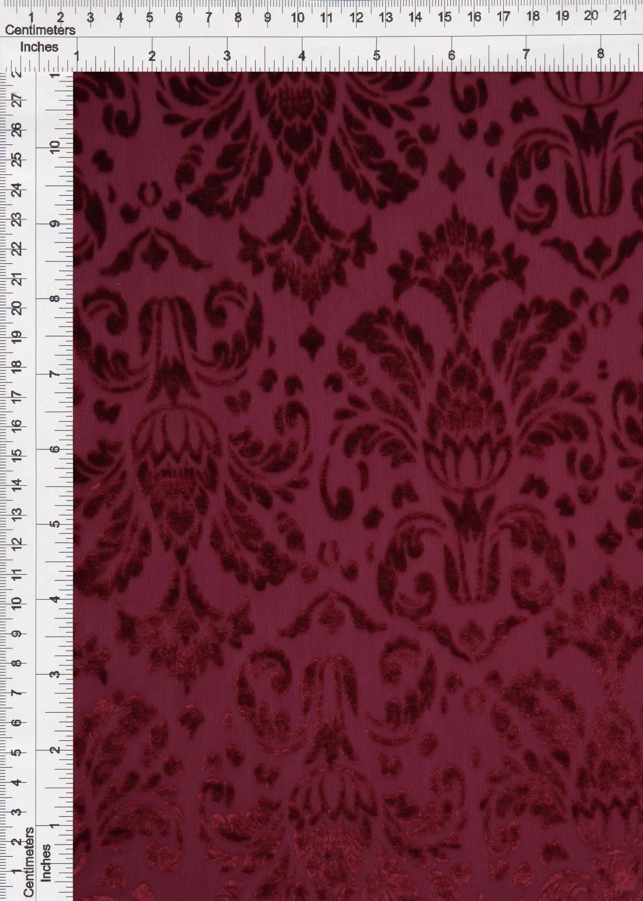 KNT3869-MS11378 BURGUNDY BLOUSE BODYSUIT BOTTOMS BURGUNDI BURNOUT CAMI DAMASK DRESS KNIT NYLON PANTS POLYESTER PRINT-B RED SPANDEX STRETCH TOPS TUNICS VELVET