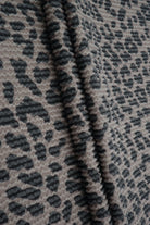 KNT4463-S304102 CHARCOAL ACTIVEWEAR ANIMAL BODYSUIT DOUBLE KNIT DRESS JACQUARD PANTS POLYESTER RAYON RIB SKIRTS SOLID SPANDEX STRETCH URBAN
