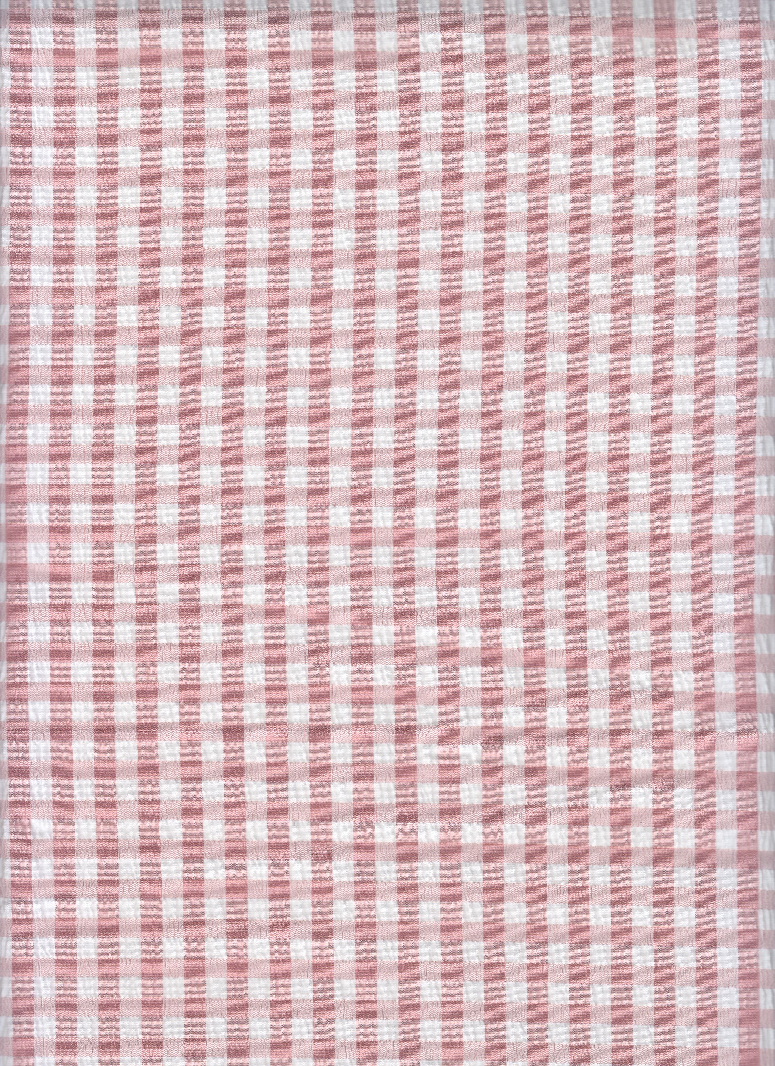 GH4616 ROSE DUSTY BLOUSE GINGHAM PLAID POLYESTER SOLID-B SPANDEX T-SHIRT TEXTURE WOVEN TOPS TUNICS