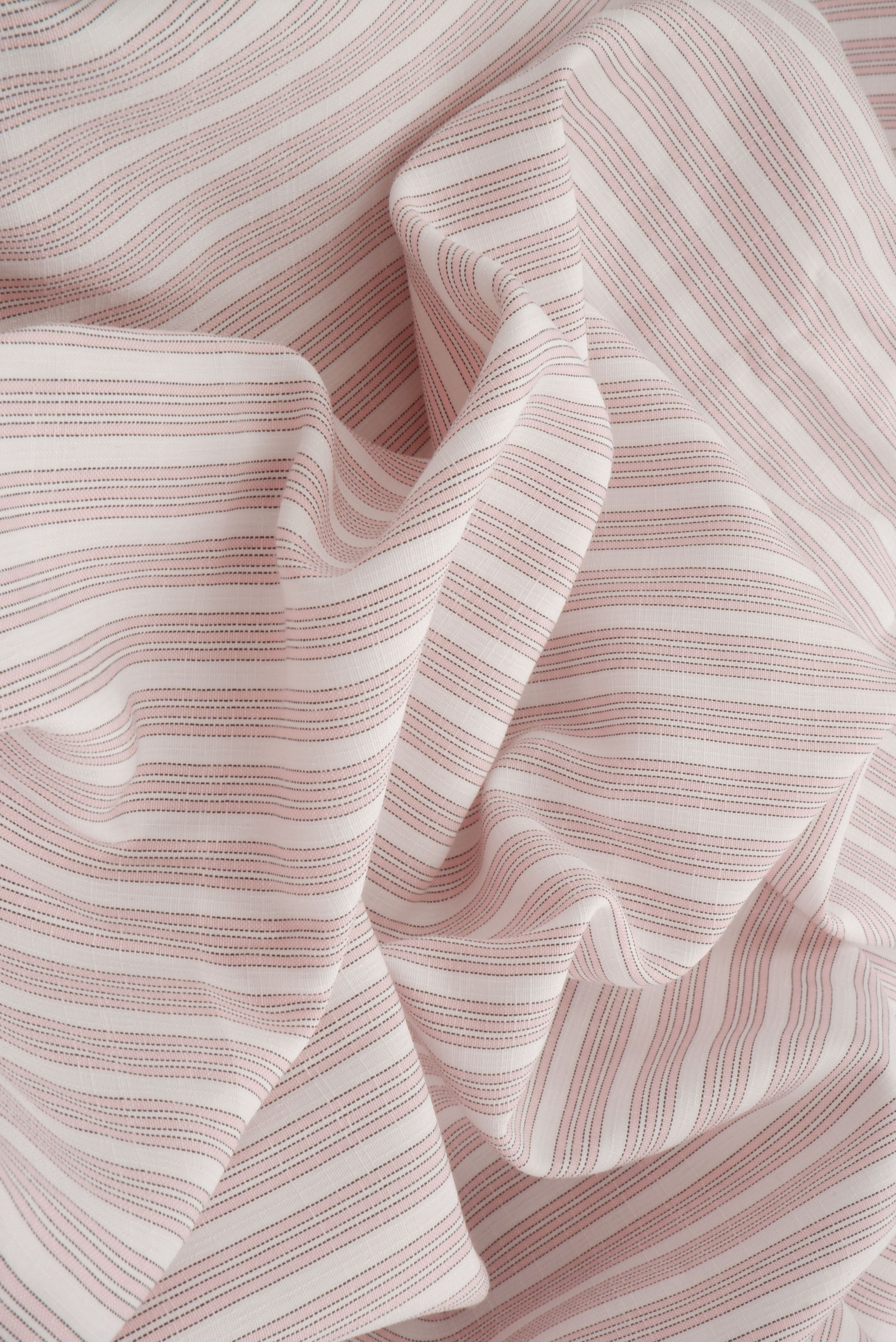 POP4505 PINK BLOUSE BOTTOMS CAMI COTTON DRESS PANTS POLYESTER POPLIN SKIRTS SOLID-B STRIPE TOPS WOVEN YARN DYED