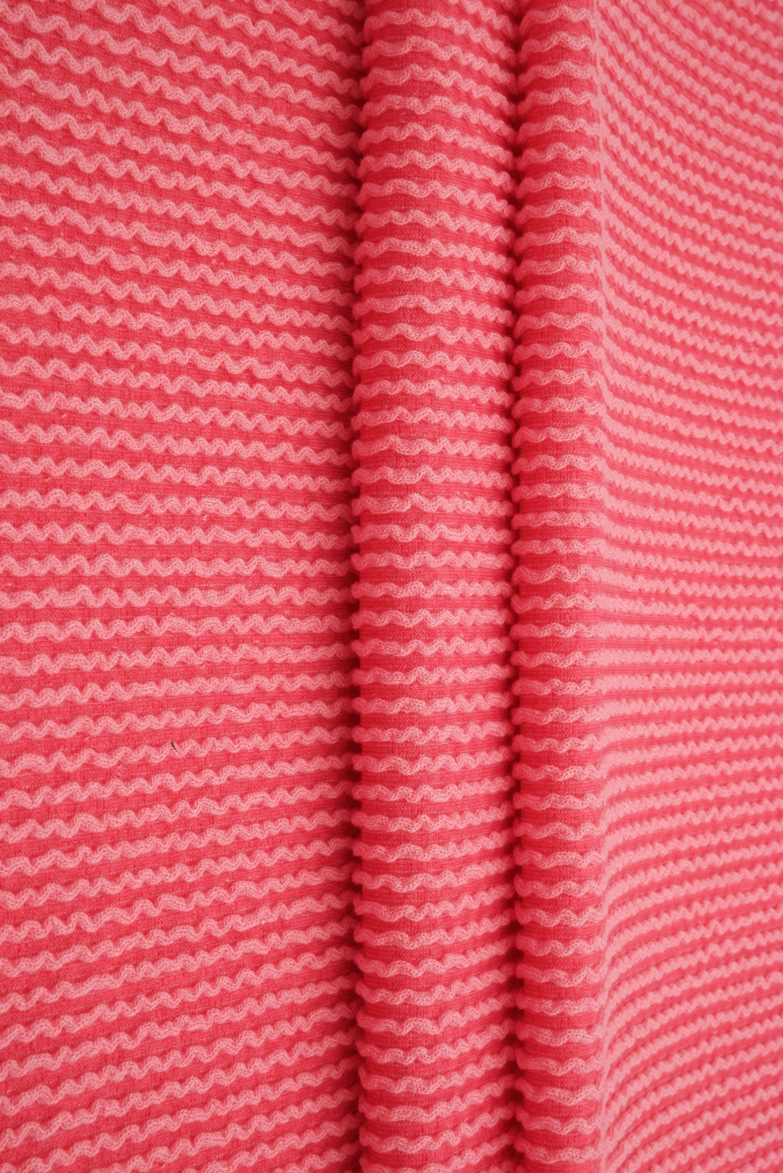 KNT4463 CORAL BODYSUIT BOTTOMS CAMI DOUBLE KNIT DRESS JACQUARD LOUNGEWEAR NO-PRINT ORANGE PANTS PEACH POLYESTER RAYON RIB SOLID SPANDEX STRETCH SWEATER T-SHIRT URBAN