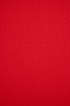 CRP4473 RED ACTIVEWEAR BODYSUIT BOTTOMS CREPE DRESS JERSEY NO-PRINT POLYESTER SOLID SPANDEX WOVEN
