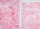MESH-MS11490 PINK BLOUSE DIGITAL PRINT DRESS FLOCKING LOUNGEWEAR MESH POLYESTER SKIRTS SPANDEX STRETCH TOILE TOPS