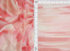 MESH-SE20771D CORAL/PINK ABSTRACT BLOUSE BODYSUIT CAMI DIGITAL PRINT FLOCKING LOUNGEWEAR MESH POLYESTER SPANDEX STRETCH TIE-DYE TOPS TUNICS
