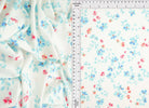 KNT4498-M11016B IVORY ACTIVEWEAR BIKER SHORTS BLOUSE BODYSUIT BOTTOMS CAMI DRESS DTY FLORAL KNIT PANTS POLYESTER PRINT SKIRTS SPANDEX TOPS