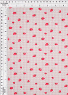 KNT3422-MS11494 PINK BLUSH BIKER SHORTS BLOUSE BOTTOMS CAMI DRESS KNIT PANTS POLYESTER PRINT RIB 4X2 SKIRTS SPANDEX STRAWBERRY STRETCH TOPS YUMMY