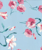 KNT4498-M11507D BLUE LT. ACTIVEWEAR BIKER SHORTS BLOUSE BODYSUIT BOTTOMS CAMI DIGITAL PRINT DRESS DTY FLORAL KNIT PANTS POLYESTER SKIRTS SPANDEX STRETCH TOPS