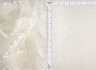 MESH SQ EMBR 7 WHITE MESH