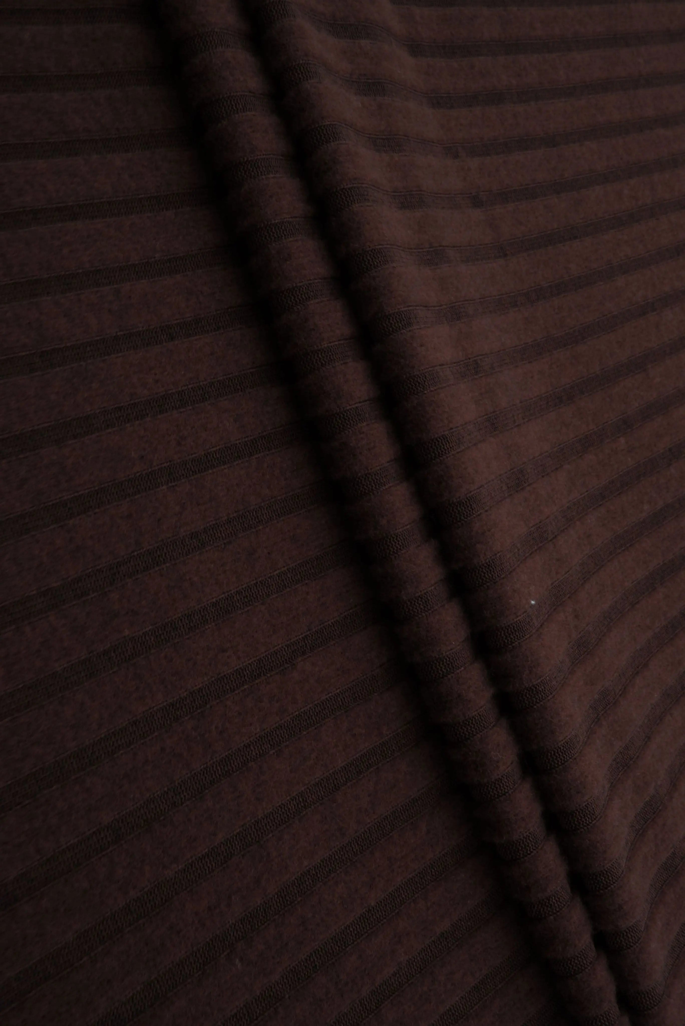 KNT4521 BROWN BRUSHED CAMI HACCI KNIT NO-PRINT OUTERWEAR POLYESTER RIBBED 4X4 SOLID SPANDEX STRETCH SWEATER TOPS TUNICS