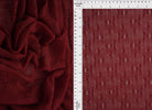 LACE4630 CHERRY RED BLOUSE DITSY DRESS KNIT LACE NYLON SKIRTS SOLID SPANDEX TOPS TUNICS