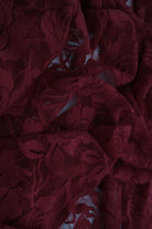 LACE1379 SOLID BURGUNDY LACE