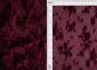 FLOCK-MS11575 BURGUNDY MESH