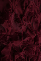 FLOCK-MS11575 BURGUNDY MESH