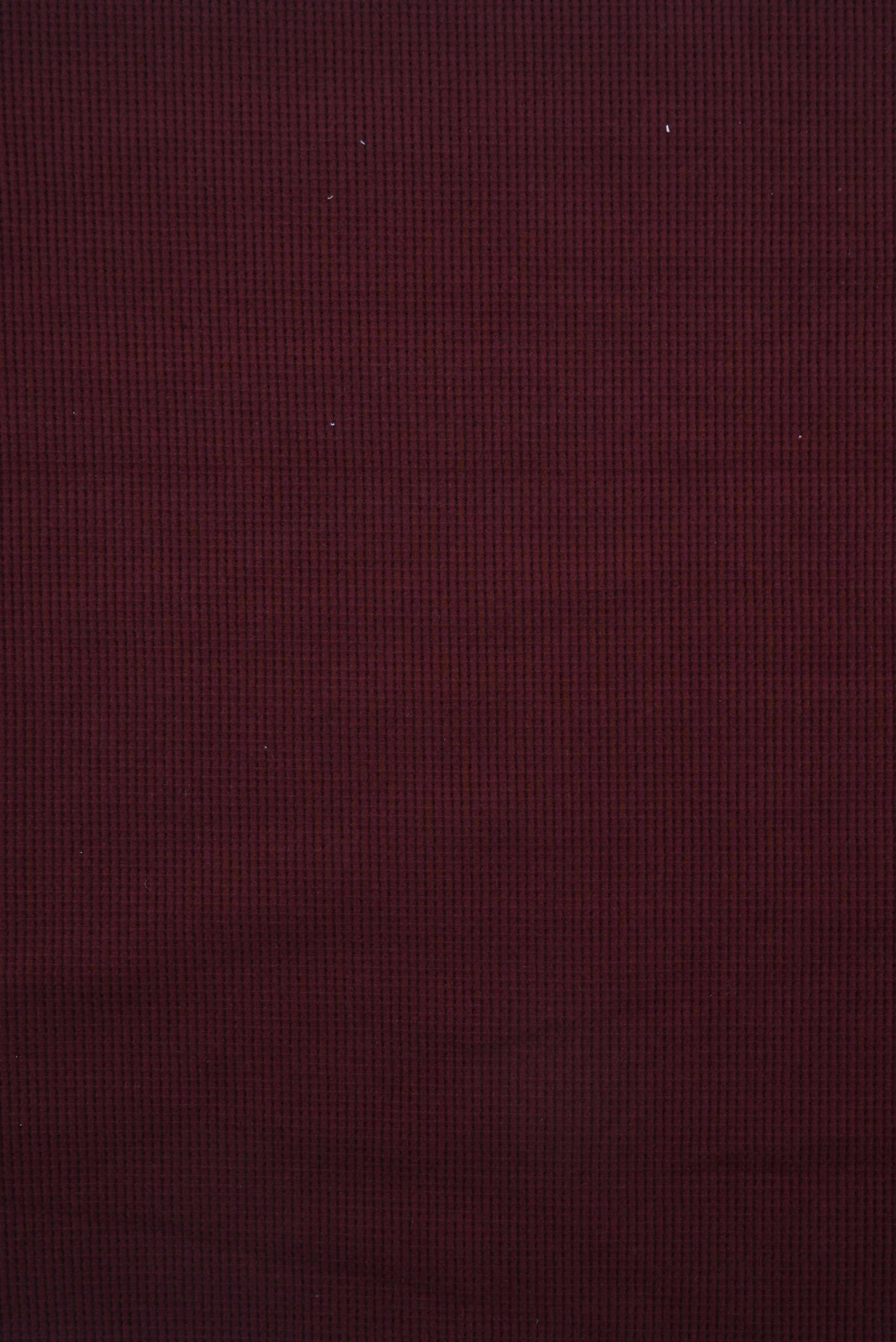 KNT4612 BURGUNDY BOTTOMS KNIT NO-PRINT PANTS SKIRTS SOLID-B STRETCH SWEATER SWEATSHIRT TOPS TUNICS WAFFLE