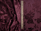 KNT3869-MS11375 BURGUNDY BLOUSE BODYSUIT BOTTOMS BURNOUT CAMI DRESS FLORAL KNIT NYLON PANTS POLYESTER PRINT-B SPANDEX STRETCH TOPS TUNICS