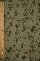 Floral Mesh Flocking Fabric   FLOCK-MS11576 - Fabric Selection WS