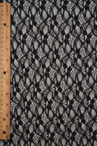 LACE4661 BLACK KNIT
