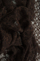 LACE4661 BROWN KNIT