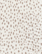 CRP4613-Q11110 IVORY/KHAKI BODYSUIT DRESS ELASTIC POLYESTER SKIRTS TOPS TUNICS WOVEN