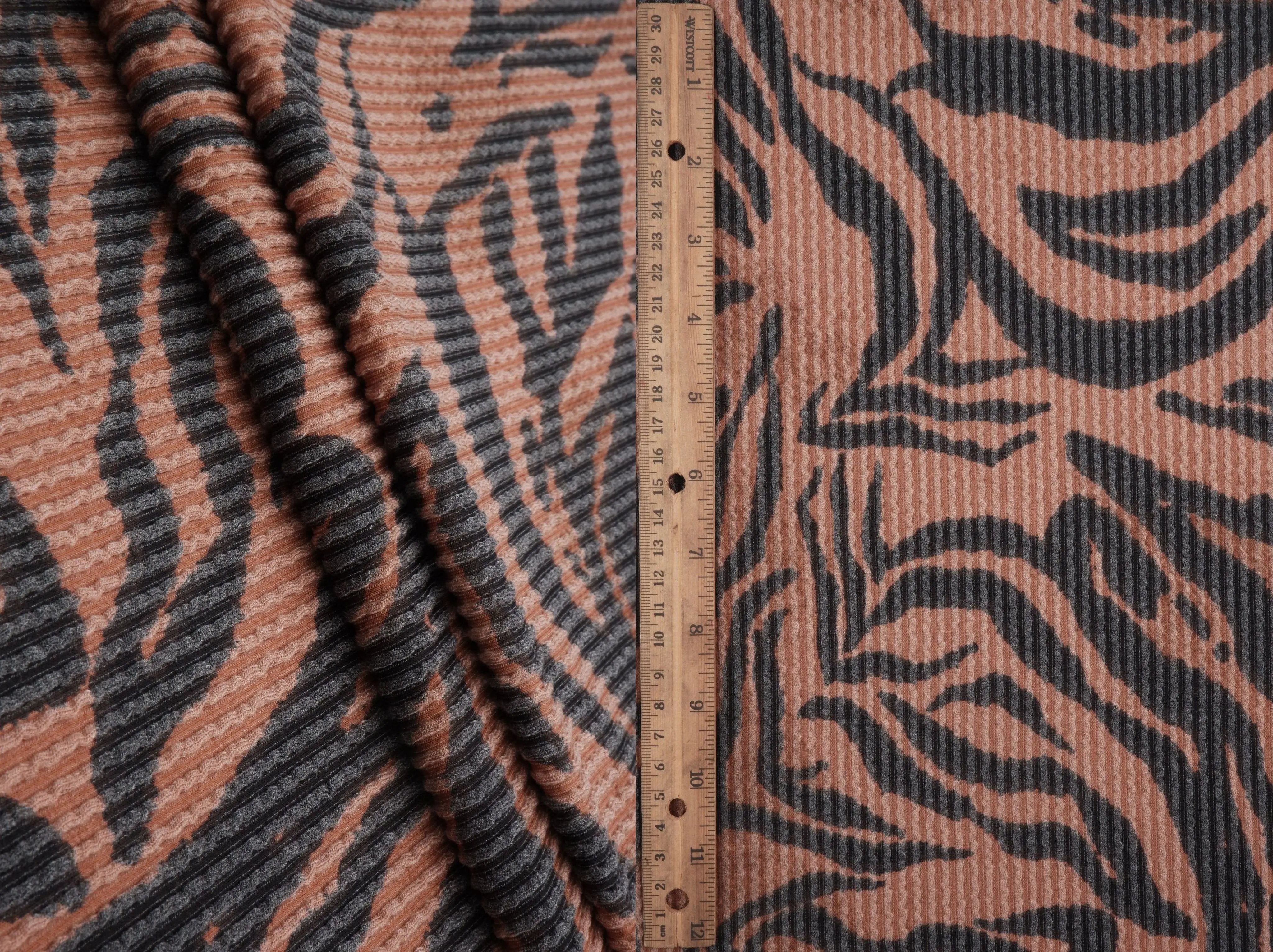 KNT4463-MS11564 BROWN KNIT