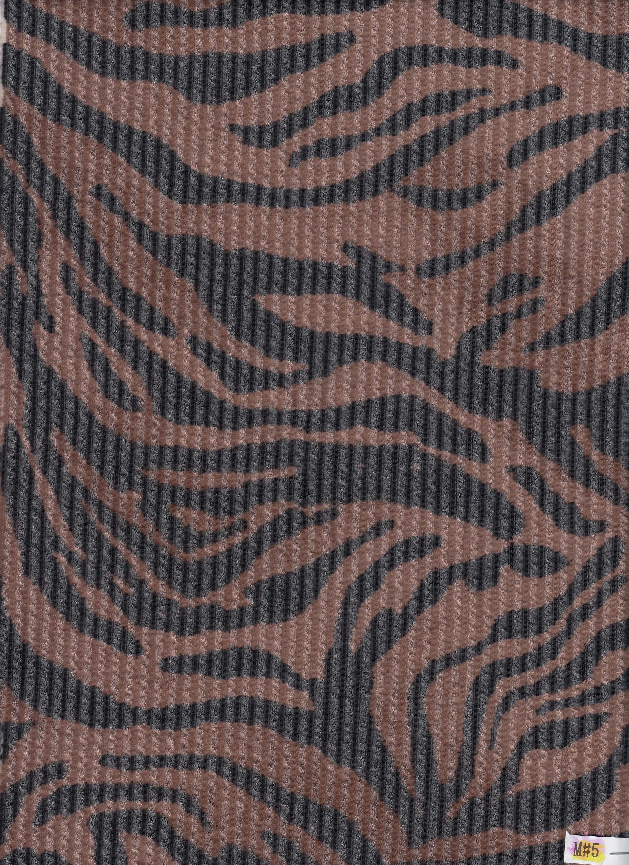 KNT4463-MS11564 BROWN KNIT