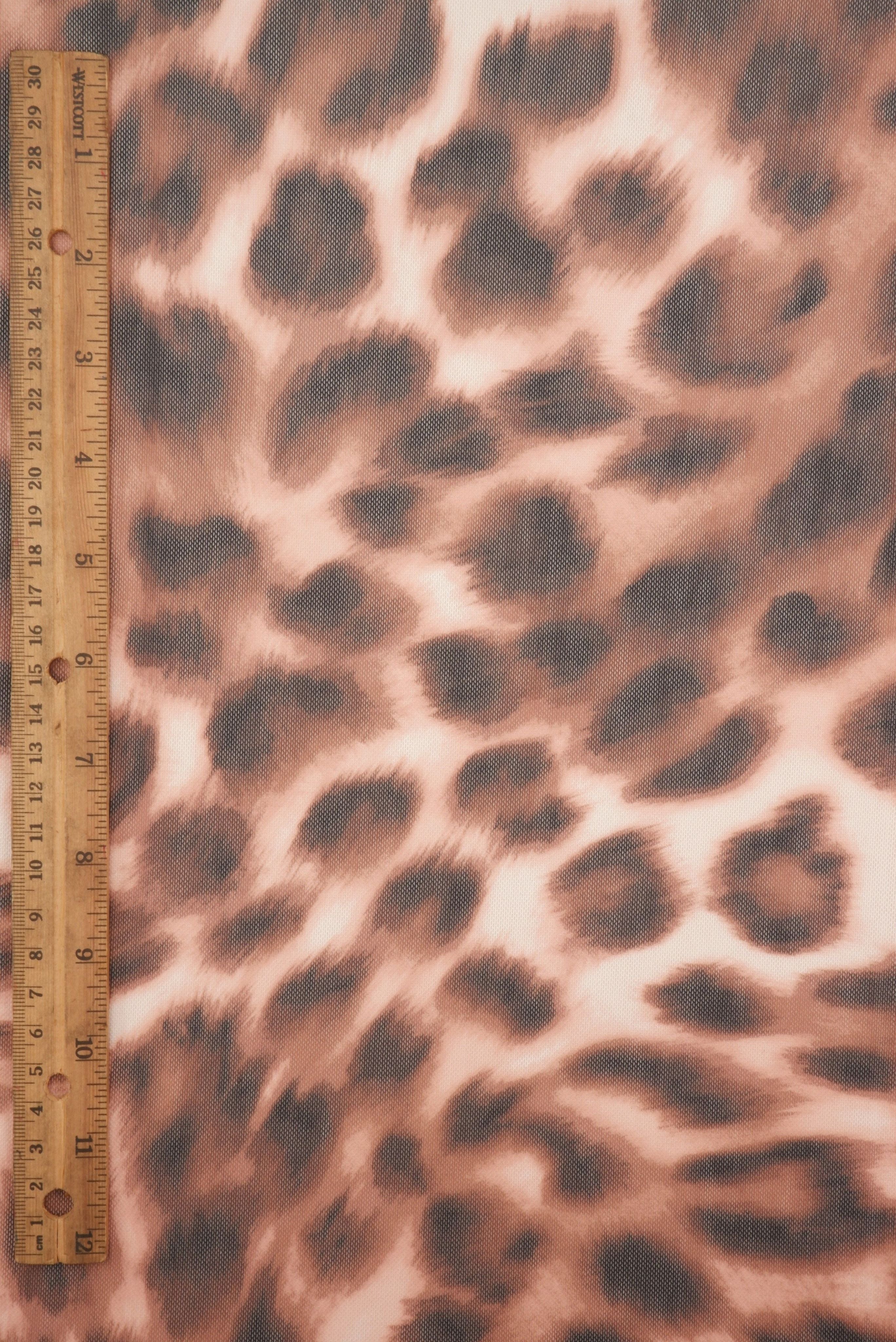 Animal Leopard Mesh Digital Print Fabric   MESH-MS11583D - Fabric Selection WS