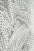 FLOCK-DU1614 IVORY/BLACK MESH