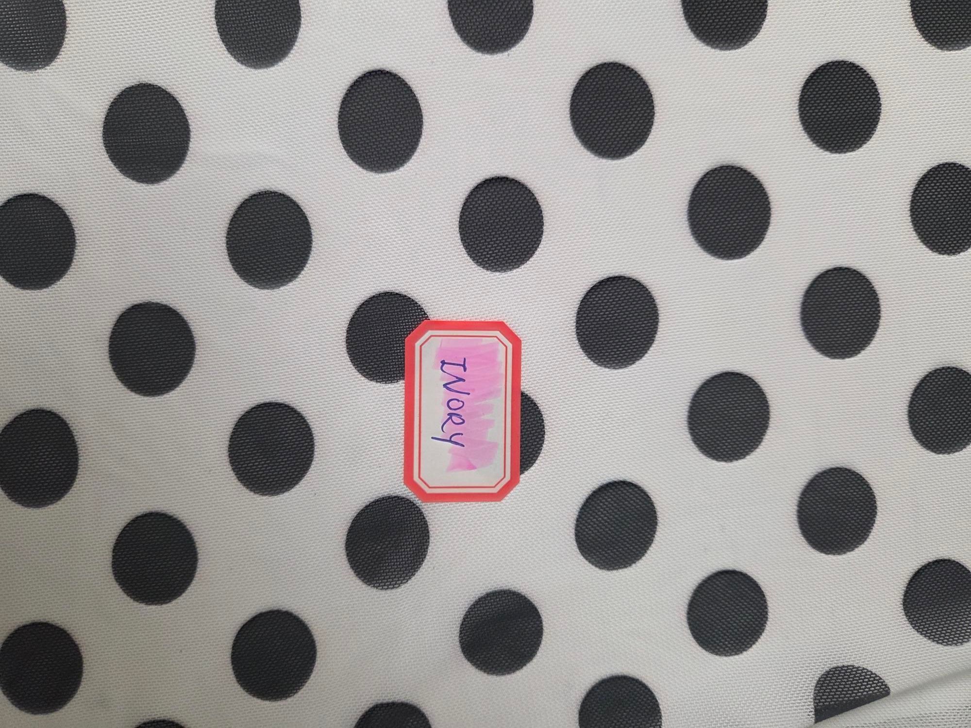 MESH-DU1665 IVORY/BLACK MESH