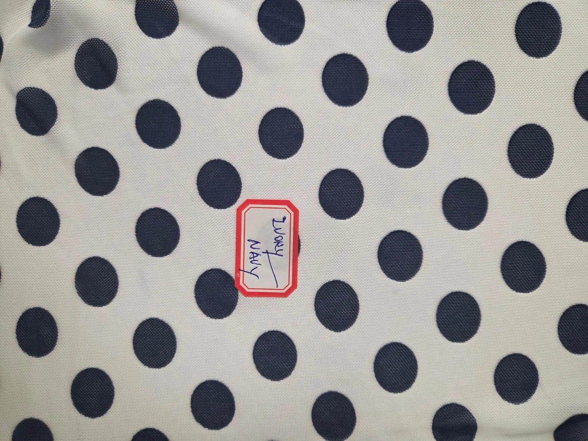 MESH-DU1665 IVORY/NAVY MESH