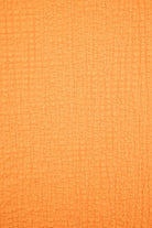 CRP4501 ORANGE NEW BODYSUIT BOTTOMS CAMI CREPE DRESS KNIT NO-PRINT POLYESTER SKIRTS SOLID SPANDEX TOPS WAFFLE WOVEN