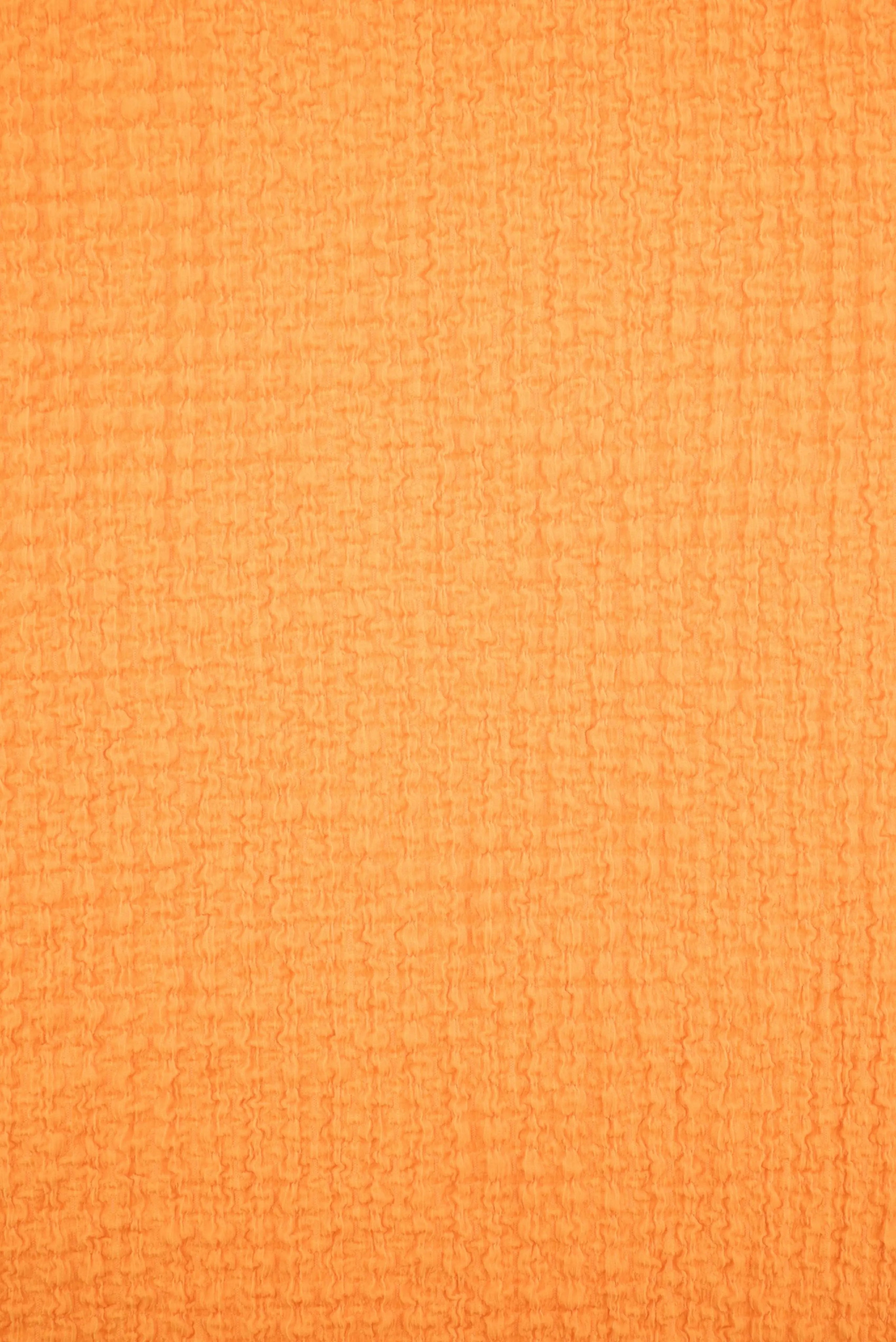 CRP4501 ORANGE NEW BODYSUIT BOTTOMS CAMI CREPE DRESS KNIT NO-PRINT POLYESTER SKIRTS SOLID SPANDEX TOPS WAFFLE WOVEN