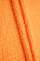 CRP4501 ORANGE NEW BODYSUIT BOTTOMS CAMI CREPE DRESS KNIT NO-PRINT POLYESTER SKIRTS SOLID SPANDEX TOPS WAFFLE WOVEN