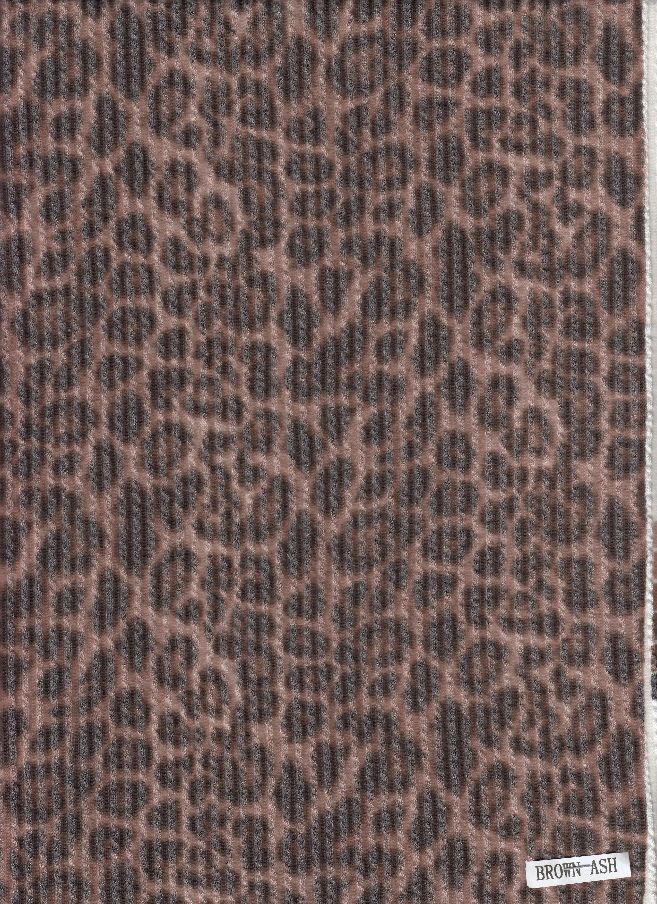 KNT4463-SE20351 BROWN ASH KNIT