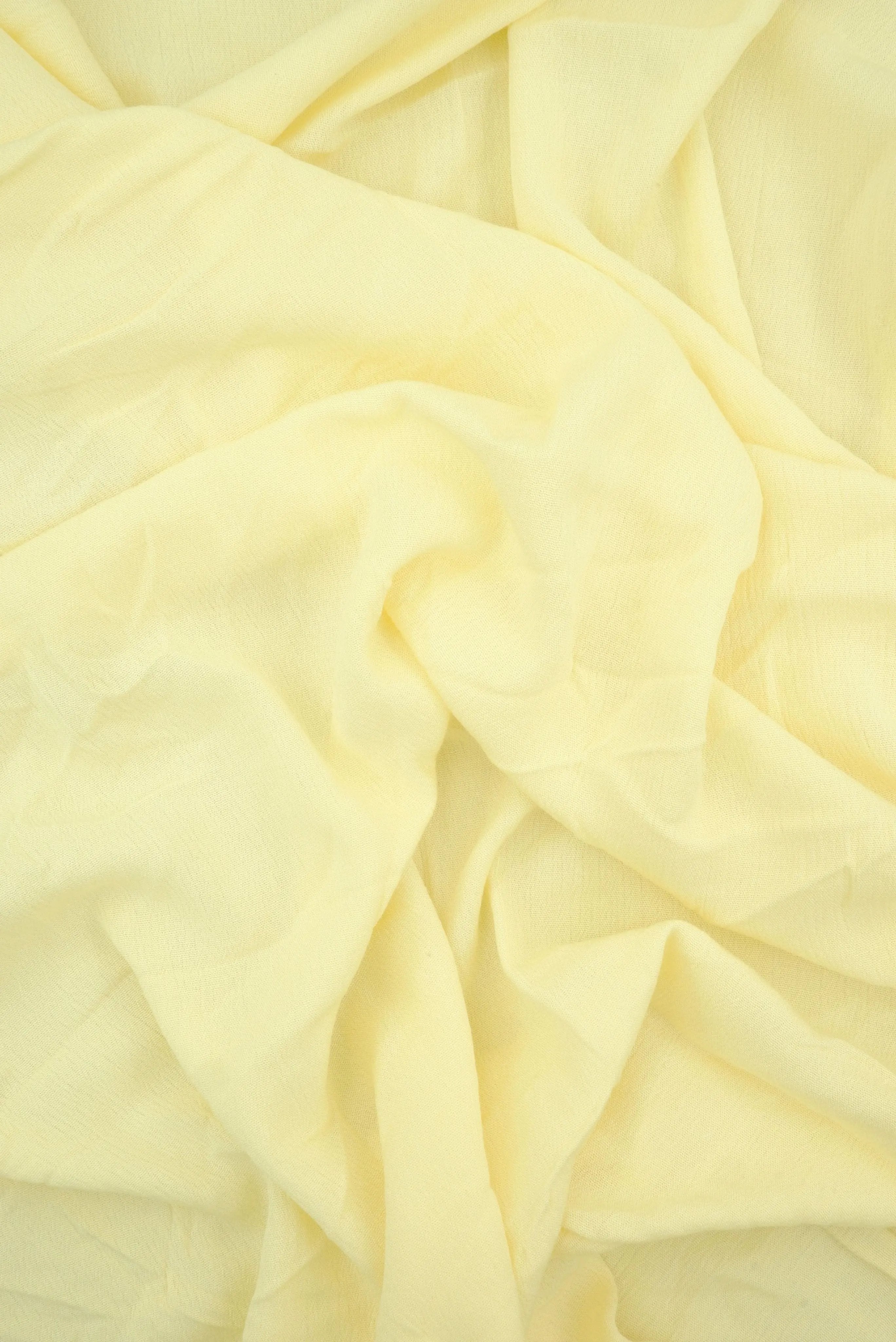 CRP3143 YELLOW LT. BLOUSE BOTTOMS CAMI CREPON DRESS NO-PRINT OUTERWEAR RAYON SKIRTS SOLID T-SHIRT TOPS TUNICS WOVEN