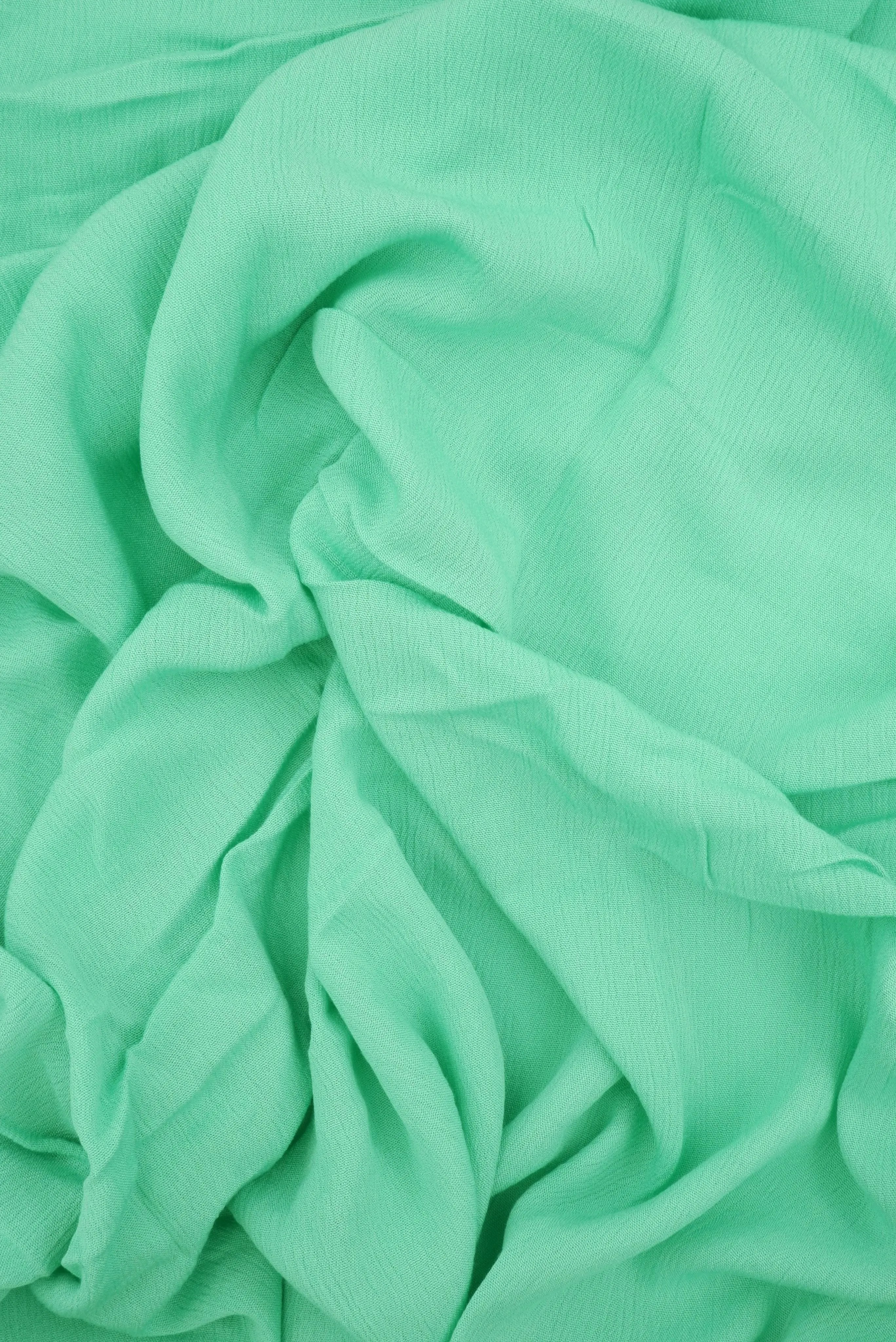 CRP3143 SPEARMINT BLOUSE BOTTOMS CAMI CREPON DRESS NO-PRINT OUTERWEAR RAYON SKIRTS SOLID T-SHIRT TOPS TUNICS WOVEN