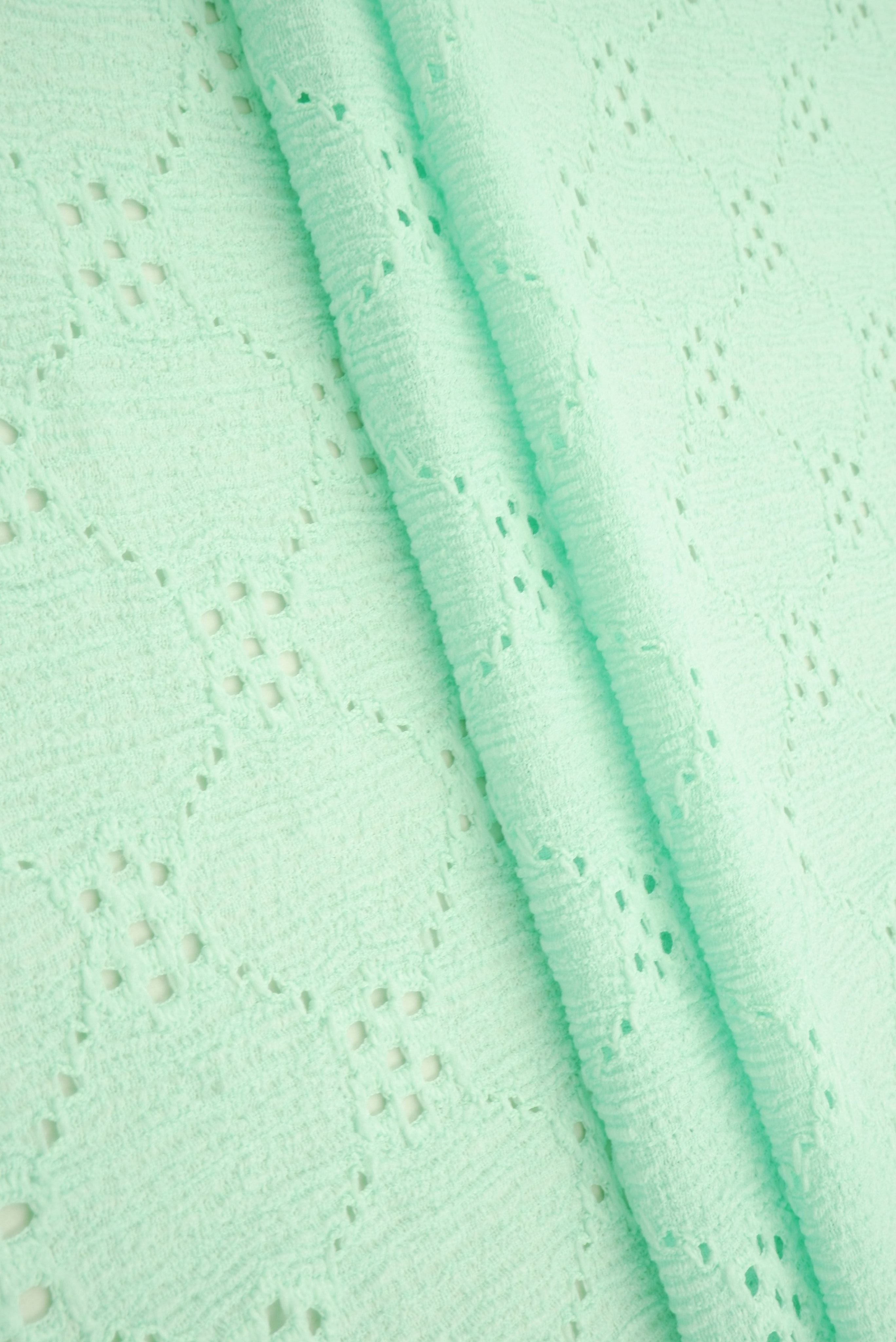 LACE4556 MINT BLOUSE BOTTOMS CAMI DRESS EYELET FLORAL GEO FLOWER LACE OUTERWEAR PANTS POLYESTER SKIRTS SOLID SPANDEX T-SHIRT TOPS TUNICS