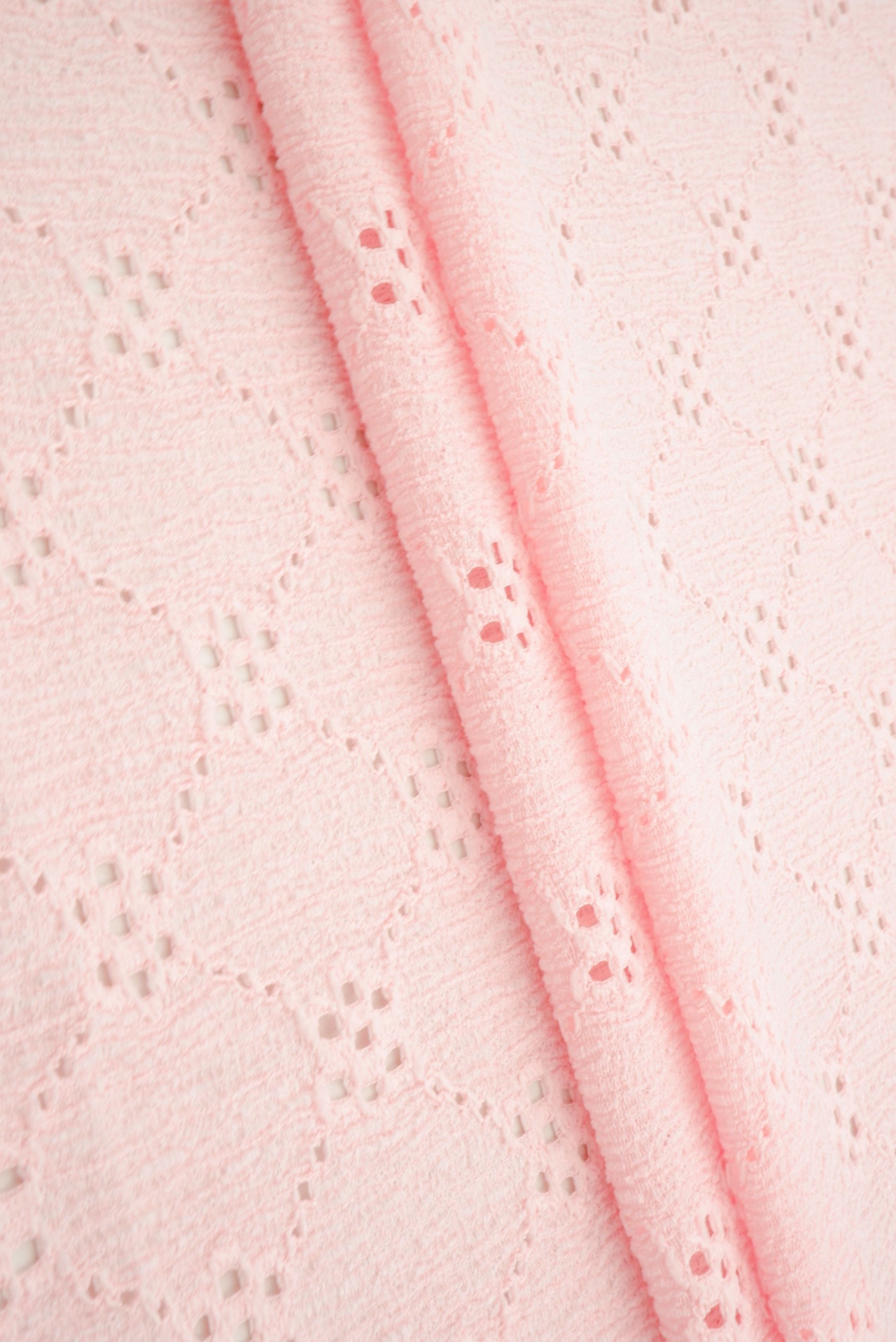 LACE4556 PINK LT. BLOUSE BOTTOMS CAMI DRESS EYELET FLORAL GEO FLOWER LACE OUTERWEAR PANTS POLYESTER SKIRTS SOLID SPANDEX T-SHIRT TOPS TUNICS