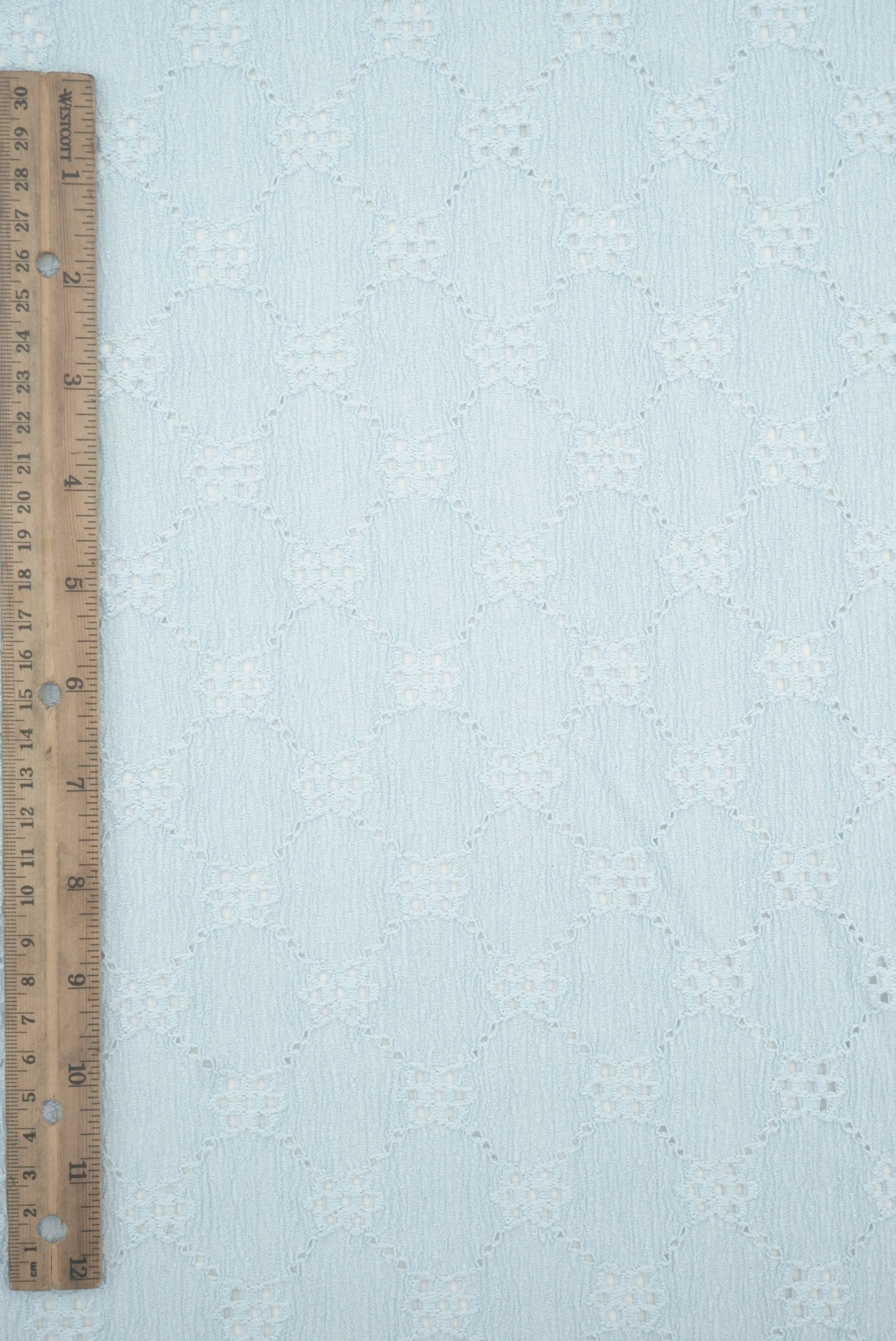 LACE4556 BLUE LT. BLOUSE BOTTOMS CAMI DRESS EYELET FLORAL GEO FLOWER LACE OUTERWEAR PANTS POLYESTER SKIRTS SOLID SPANDEX T-SHIRT TOPS TUNICS