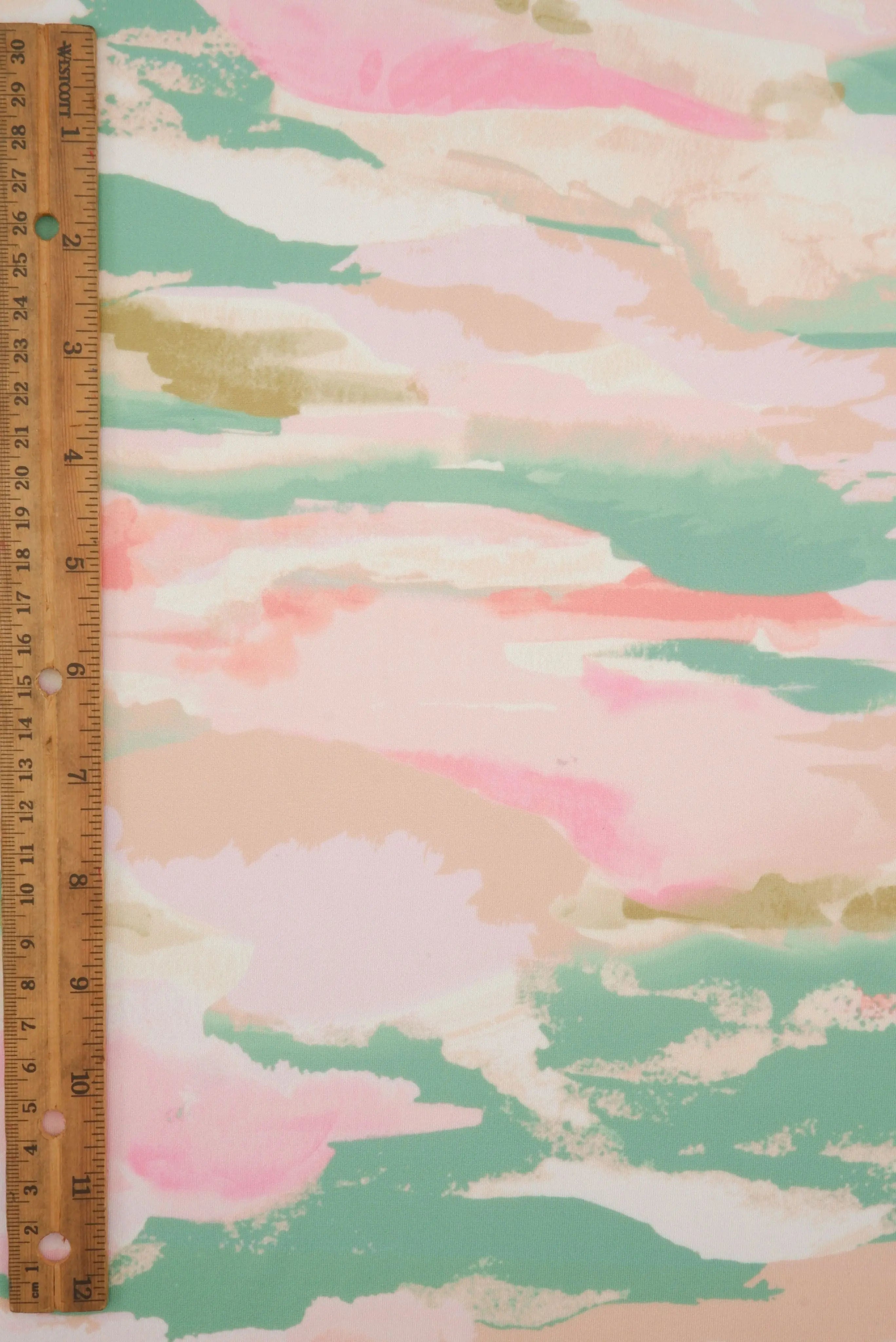 KNT4498-MS11384 SAGE/PINK KNIT