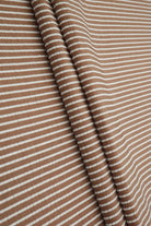 POP4621 BROWN BLOUSE BOTTOMS CAMI DRESS PANTS POLYESTER RAYON SKIRTS STRIPE T-SHIRT TOPS TUNICS WOVEN