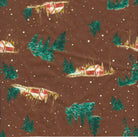 DPOP7704-M11735 BROWN BOTTOMS DIGITAL PRINT LOUNGEWEAR PANTS T-SHIRT TOPS WOVEN