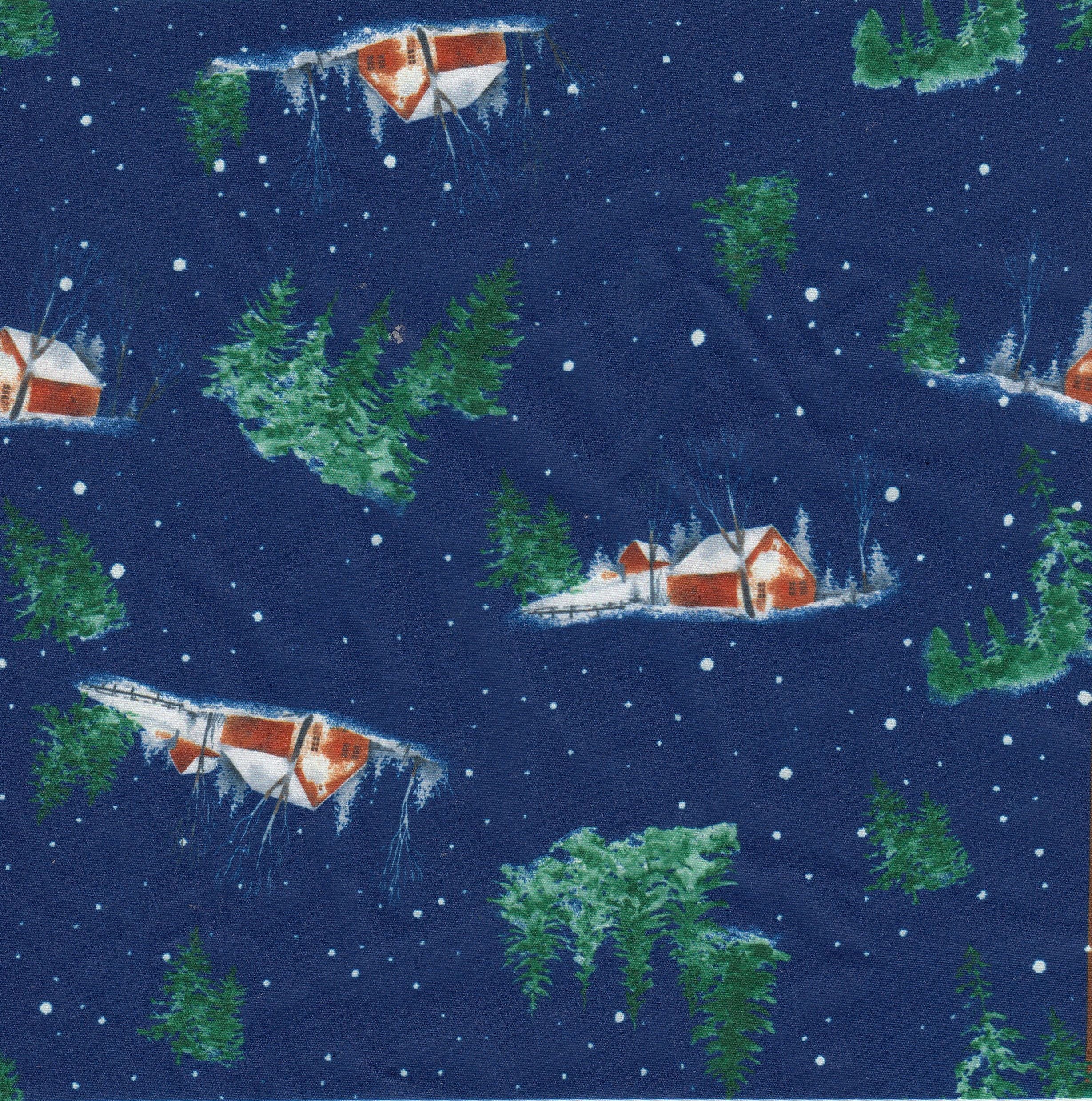 DPOP7704-M11735 NAVY BOTTOMS DIGITAL PRINT LOUNGEWEAR PANTS T-SHIRT TOPS WOVEN