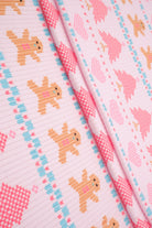 DKNT4151-M11737 PINK BODYSUIT BOTTOMS KNIT PANTS SWEATER T-SHIRT