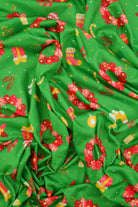 DKNT4520-M11730 GREEN ACTIVEWEAR BIKER SHORTS BOTTOMS DIGITAL PRINT DRESS DTY BRUSHED KNIT PANTS POLYESTER SKIRTS SPANDEX