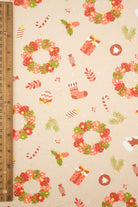 DKNT4520-M11730 TAN ACTIVEWEAR BIKER SHORTS BOTTOMS DIGITAL PRINT DRESS DTY BRUSHED KNIT PANTS POLYESTER SKIRTS SPANDEX