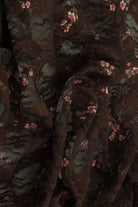 LACE4481-M11721 BROWN BLOUSE BOTTOMS CAMI DIGITAL PRINT DITSY DRESS LACE POLYESTER SKIRTS SPANDEX TOPS